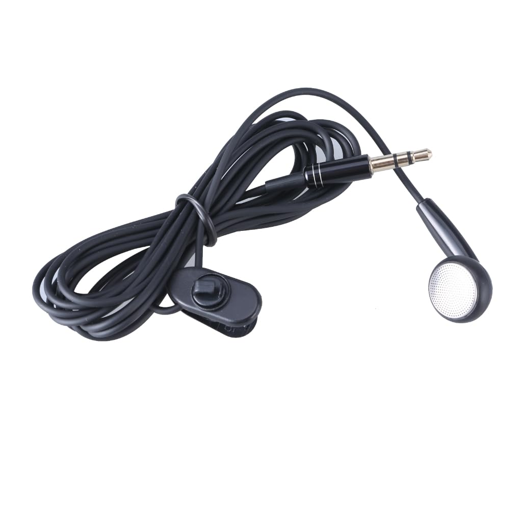 Tsophreniq 3.5mm in Ear Single-Side Earphones Earbud Corded Headsets Headphone Single Side for MP3 MP4 Mobile Phones