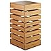 Cal-Mil 3331-60 Crate Riser, 9" W x 9" D x 18" H, Bamboo