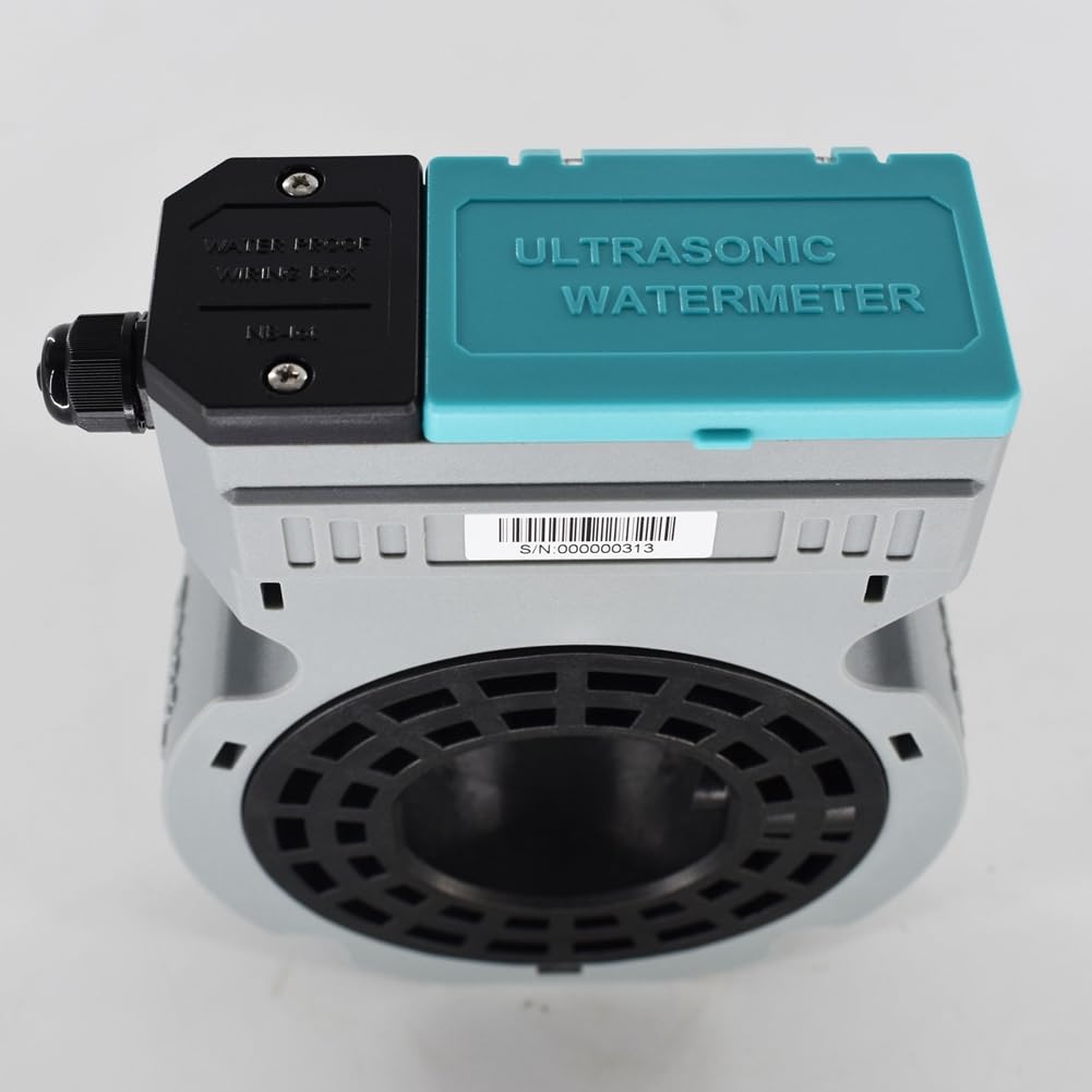 Batteriebetriebener Ultraschall-Wasserzähler DN80 RS485 Digitaler Wasserdurchflussmesser IP68 Sandwich-Typ Langlebig Einfach zu Bedienen