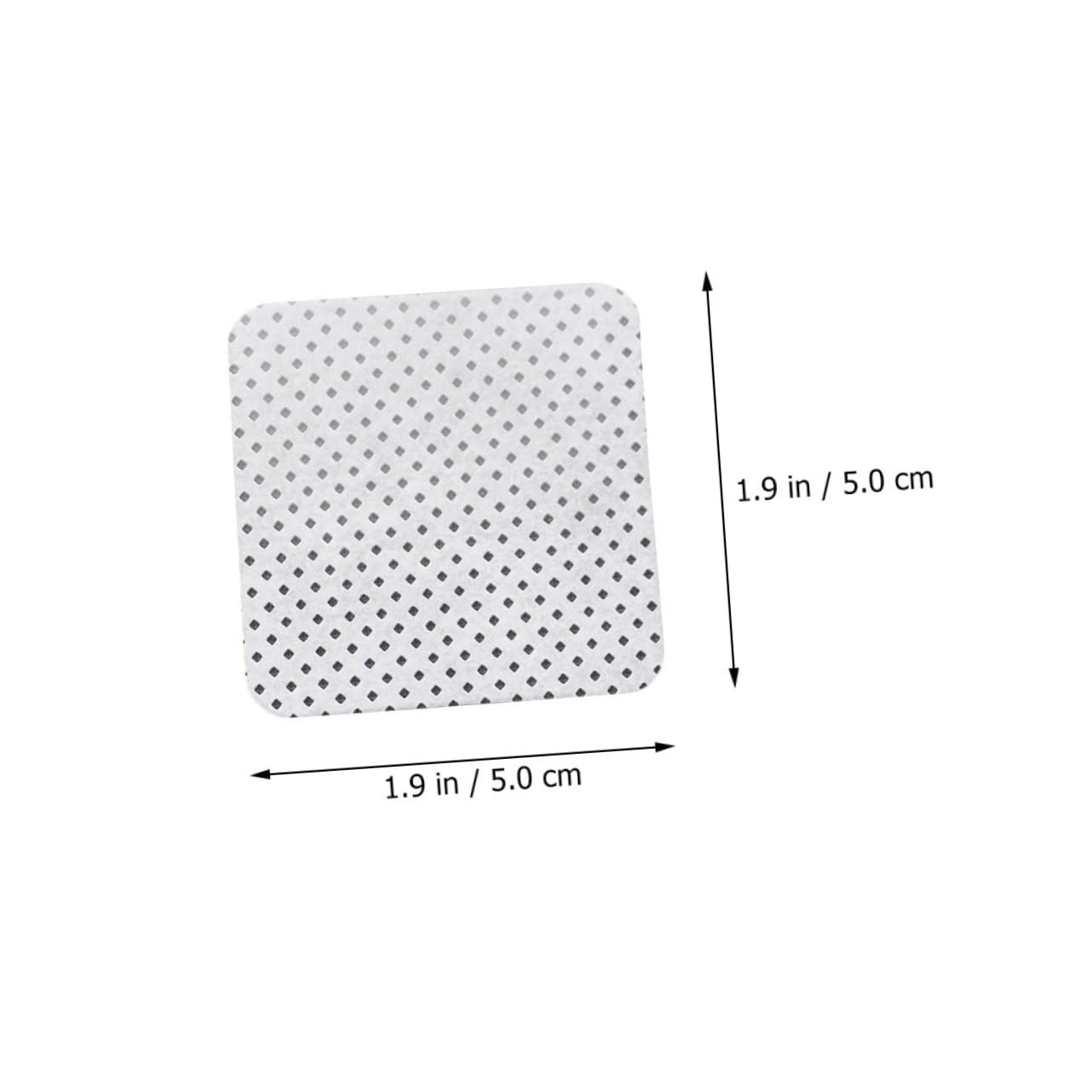 MUSISALY Nail Art Cleaning Pads Glue Wiping Pads Makeup Rounds Cotton Easy Nail Glue Removal