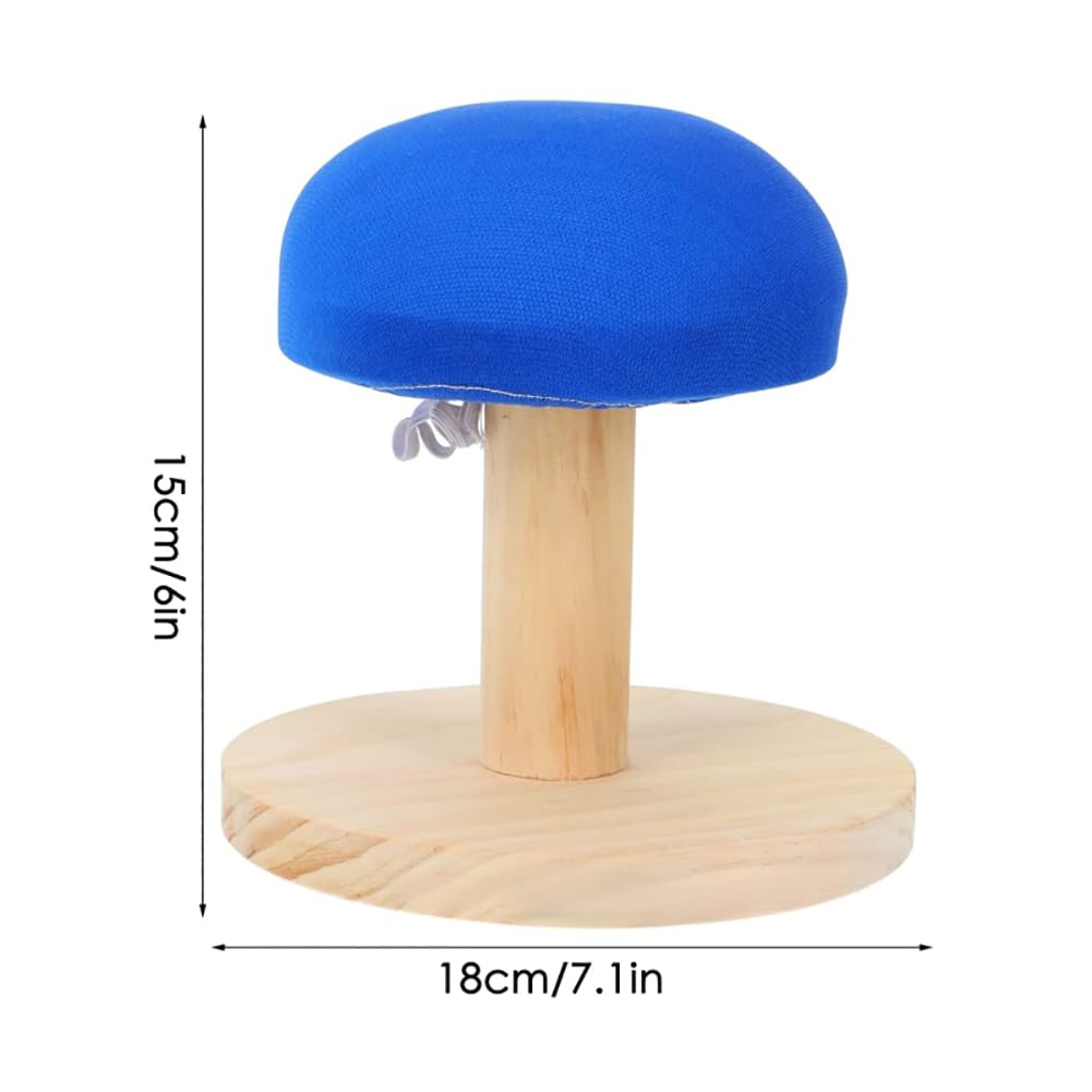 Mini Banco De Planchado Redondo, Banco De Plancha De Madera Compacta con Bordes Elásticos Y Diseño No Deslizante para La Nave De Costura De Acolchado para El Hogar Planchado
