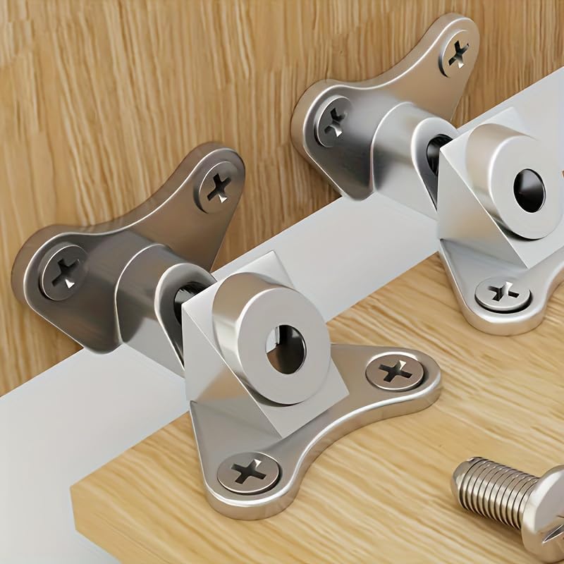 12 PCS Heavy-Duty Butterfly-Shaped Angle Brackets with Screws, Metal L-Shaped Corner Connectors, Durable & Easy-to-Use for Woodworking Projects, Detachable Angle Brackets for Wooden Furniture, Tables