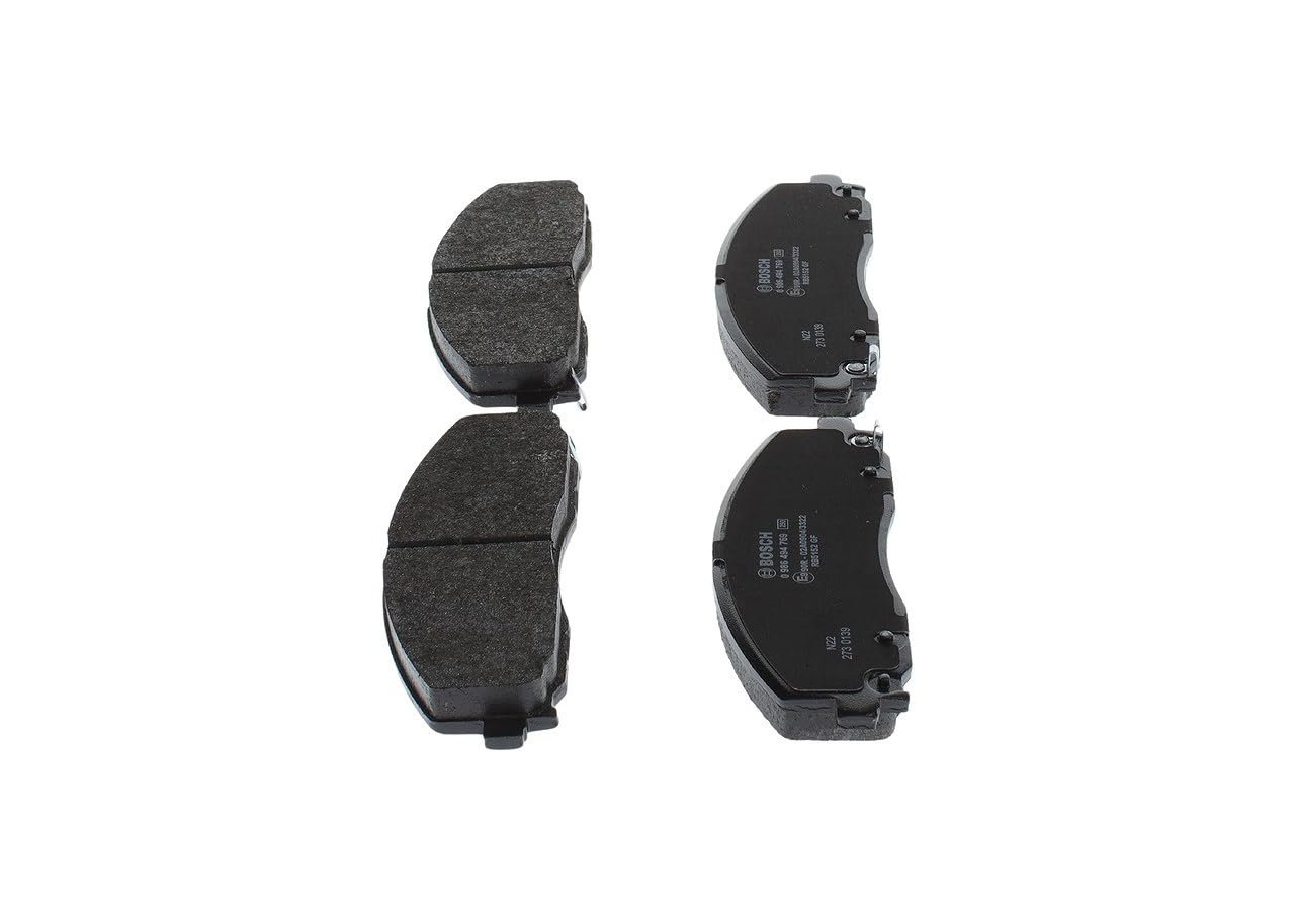Bosch BP1943 - Pastiglie Freni Auto, Asse Anteriore - Qualità Bosch - Riduzione del Rumore e della Polvere - Certificazione ECE-R90 - Senza Rame - 1 Confezione da 4 Pastiglie - Con Accessori