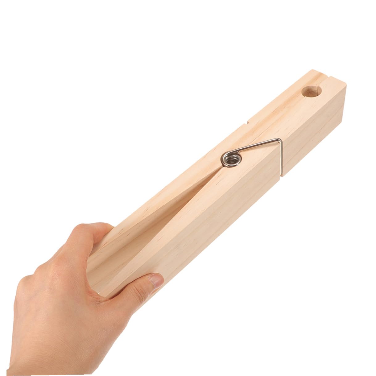 GALPADA 2pezzi Molletta Gigante in Legno per Asciugamani Porta Mollette per Bucato Esterno Mollette di Sfuse per Decorazioni Fai da Te in Bagno o Lavanderia