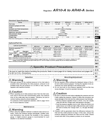 Régulateur AR20-02-A haute précision avec corps en alliage robuste - 3