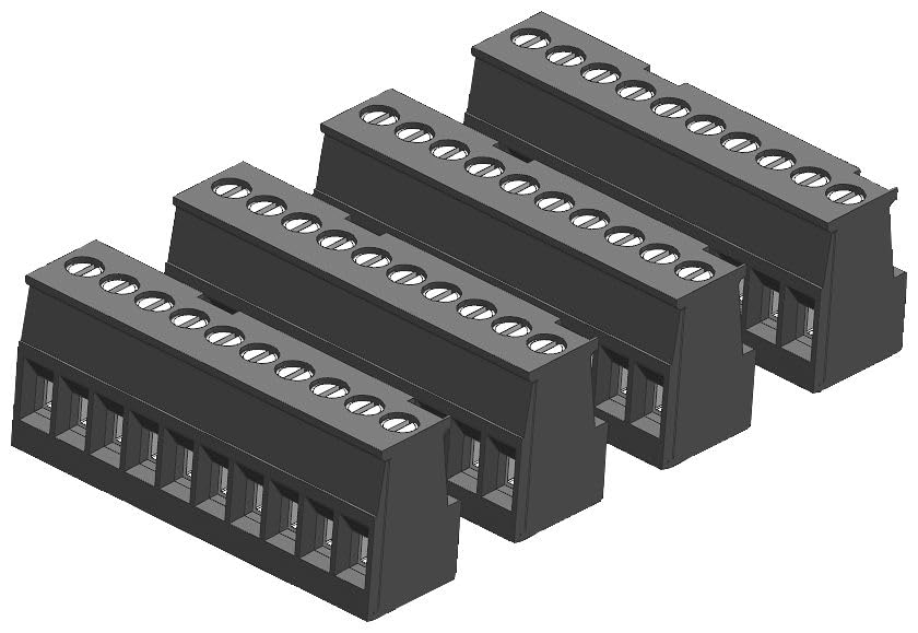 Borne d'impression SMD Siemens 10 broches en lot de 4 pour circuit imprimé