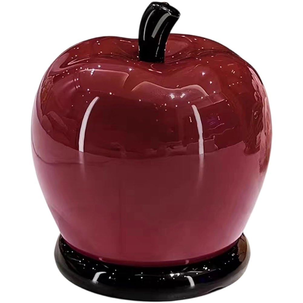 Lamdbao Apple Fruit Shaped Cartoon Toothpick Holder,Toothpick Dispenser Cotton Swab Box Dental Floss Organizer For Home