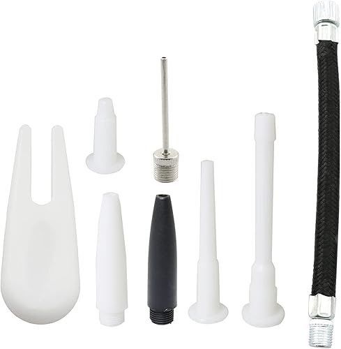 Kit de repuesto de tapón de bola, combinación de traje inflable con aguja, boquilla, manguera de extensión, tapón de aire para pelota de ejercicio,