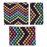 DECORNIJIA Impermeables para Snacks y Pan Bolsa de Almuerzo para Bocadillos Reutilizable y Portátil Pequeño Mediano y Grande para Loncheras y Comida de Trabajo