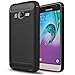 Galaxy Express Prime Case, Galaxy J3 2016 Case, Galaxy J3 V /Sky / Amp Prime/ Sol Case,AnoKe Ultra[Slim Thin]Shock Absorption Scratch Resistant Soft TPU Grip Protective Cases For Samsung J3 HWLS Black