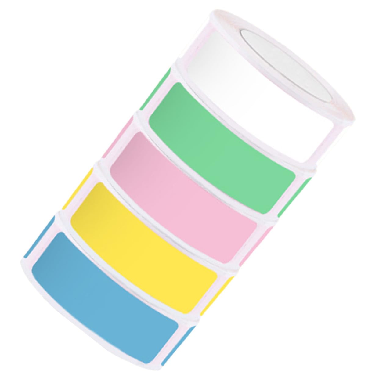 POPETPOP 5 Rollos Etiquetas Térmicas Autoadhesivas de Colores para Impresoras Térmicas Papel para Impresora Oficina