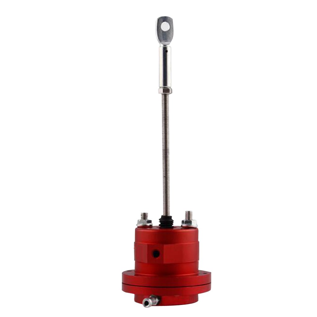 Turbo verstellbarer Wastegate-Stellantrieb Universal mit 6 x Feder & 4 x Stange rot