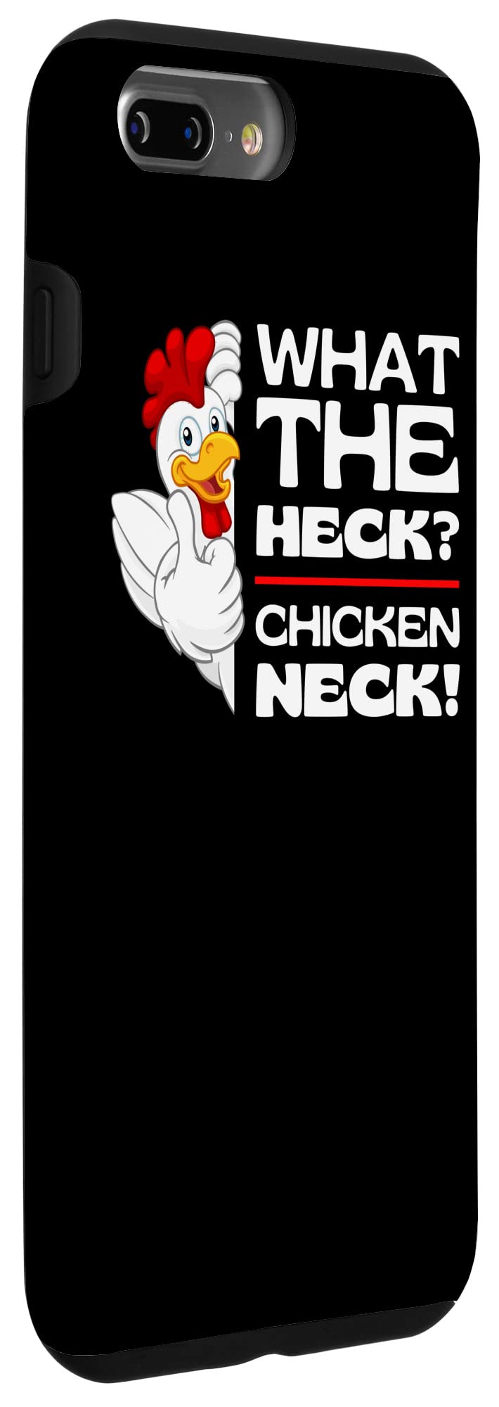 Guess Chicken Heck: Funny Chicken Jokes Memes Chickens Necks Case for iPhone 7 Plus/8 Plus - Image 3