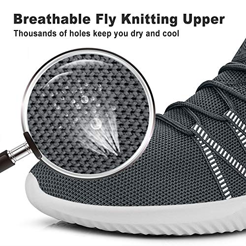 Image of Feethit Mens Slip On Running Shoes Breathable Lightweight Comfortable Fashion Non Slip Sneakers for Men
