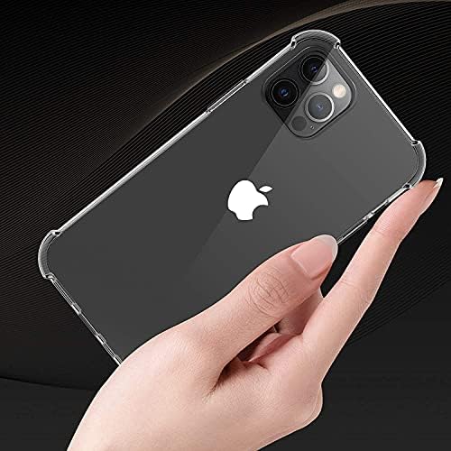 Migeec Case Compatible iphone 12 Pro Max - Crystal Clear Cover with Air Cushion Gel Bumper Technology Full Protection Phone cover for iphone 12 Pro Max
