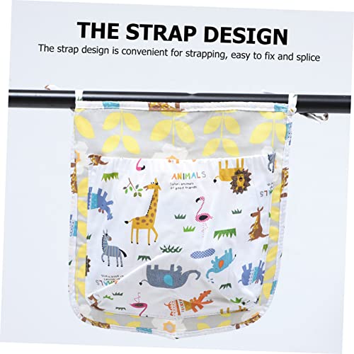 DOITOOL 2 Pçs De Organizador De Cores Para Cama Infantil Diversos Recipiente Para Berçário Bolsas Pa