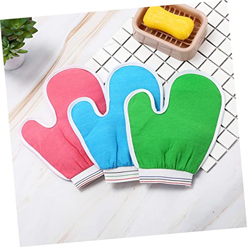 Healvian 5 Pçs Luva Esfoliante Corporal Luvas Infantis Esfoliante Corporal Luva Esfoliante De Banho