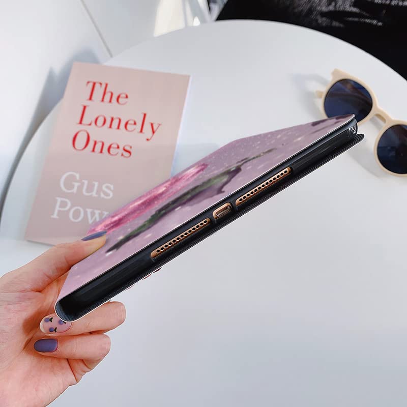 Custodia In Pelle Con Motivo Floreale Per IPad – Compatibile Con Molti Modelli (Mini, Air, Pro) – Supporto - Foto 2