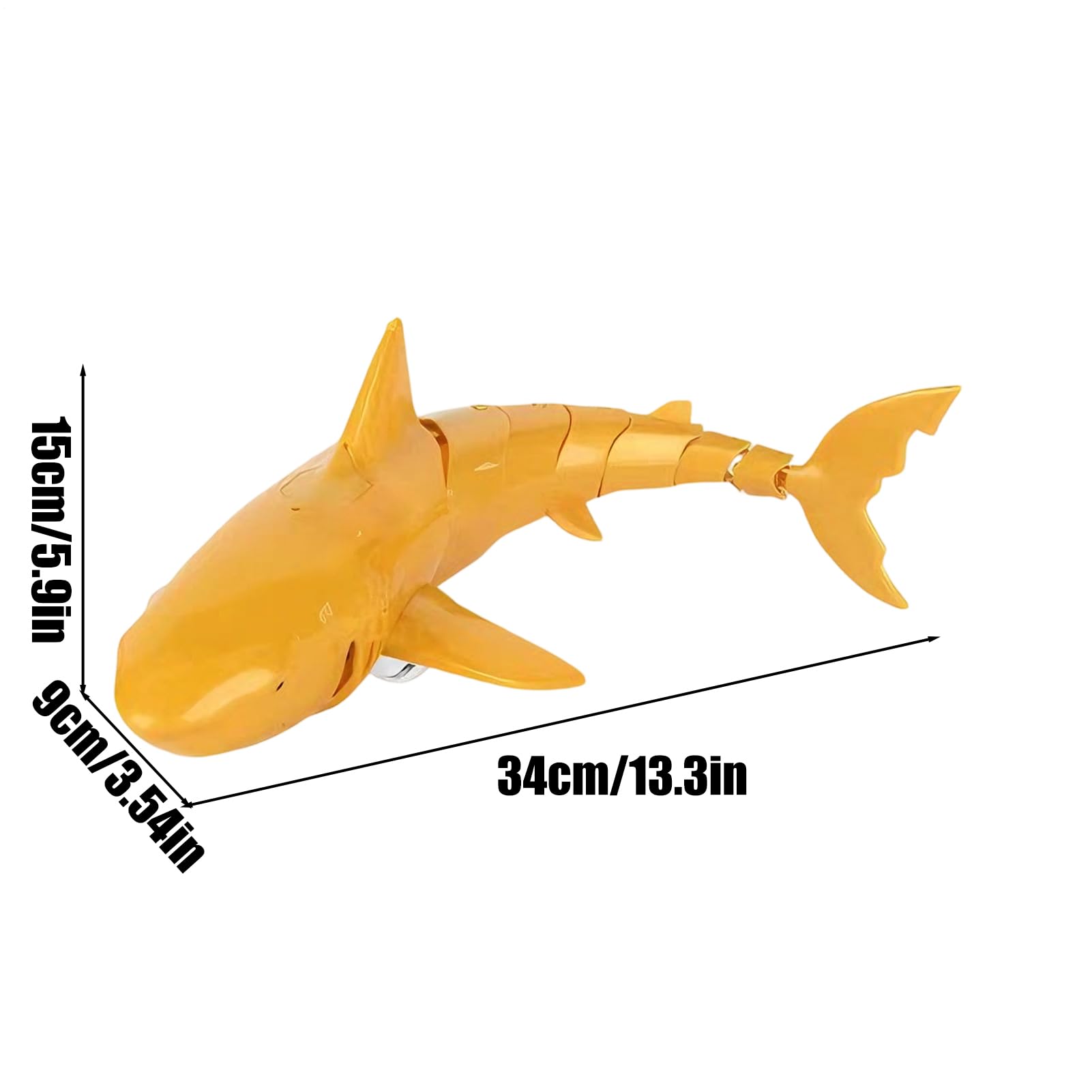 Giocattolo Dello Squalo RC – Modello Di Squalo Motorizzato Sommergibile, Creatura Oceanica Ad Alta Simulazione, Figura Di Gioco Telecomandata Impermeabile, Avventura Di Nuoto Realistica | Regalo Diver