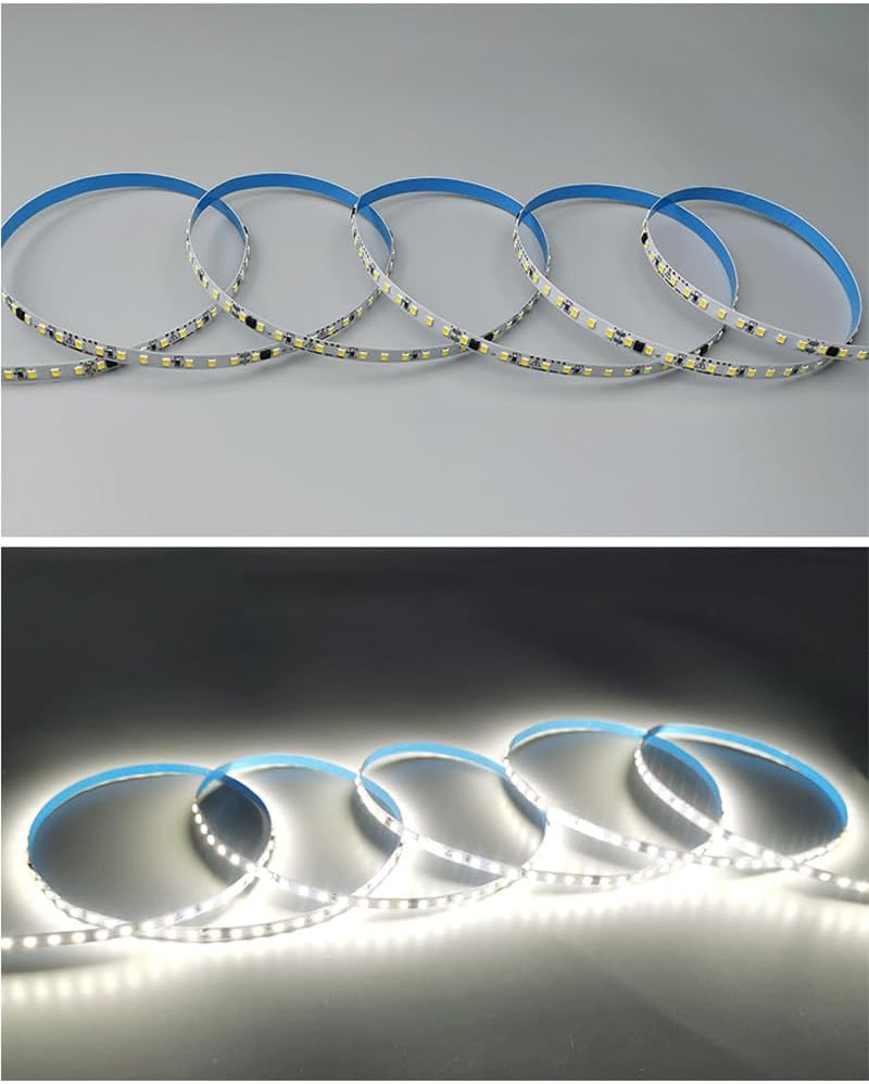 110V LED Strip Lights 120leds/m Flexible LED Tape, No Power Supply Needed (Natural White 4000K, 32.8FT), LED-STL120