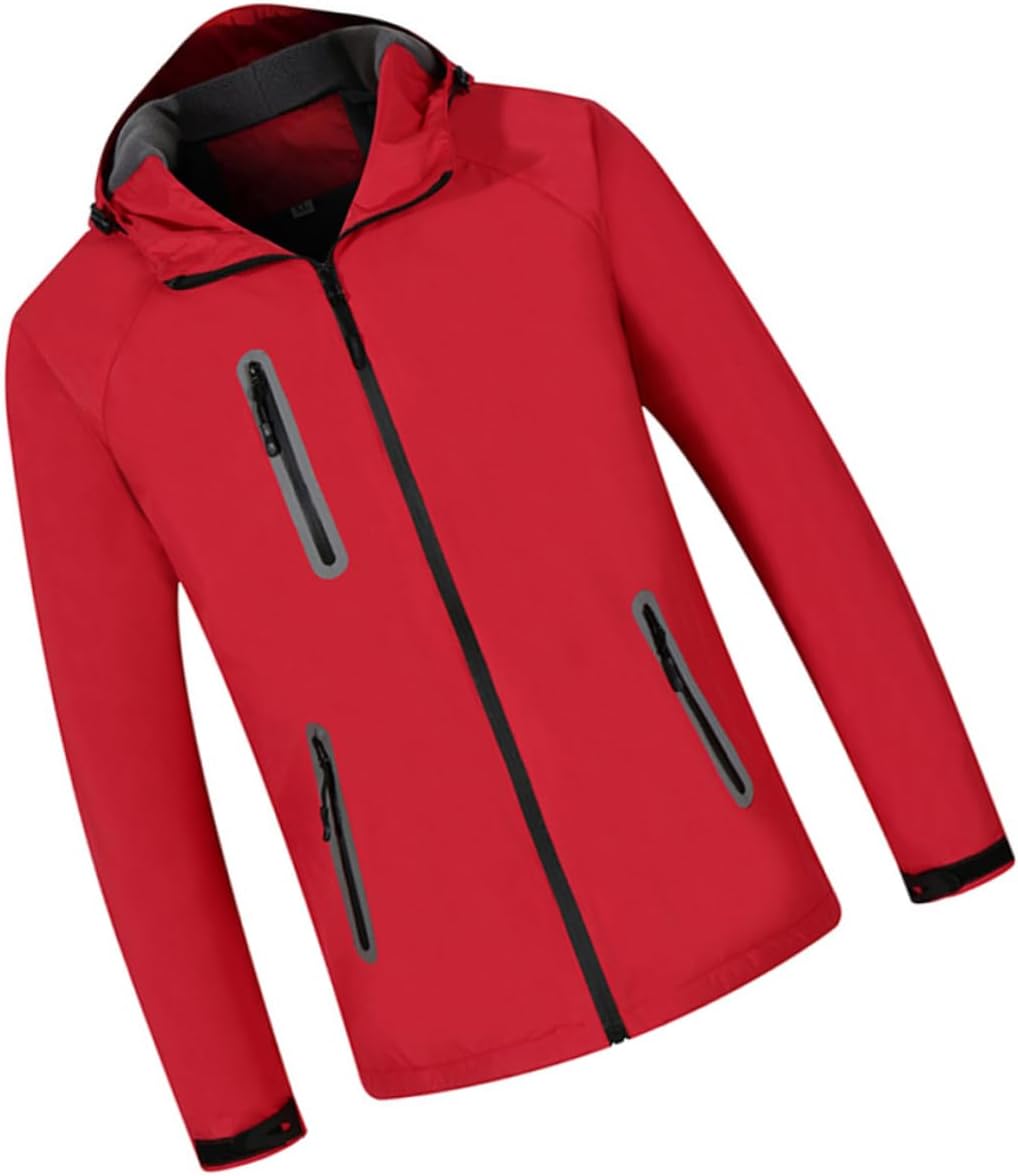 Thick Jacket Winter Coats Hooded Zipper Jackets Warm Outdoor Sports Windproof Coat Winter Ski Waterproof