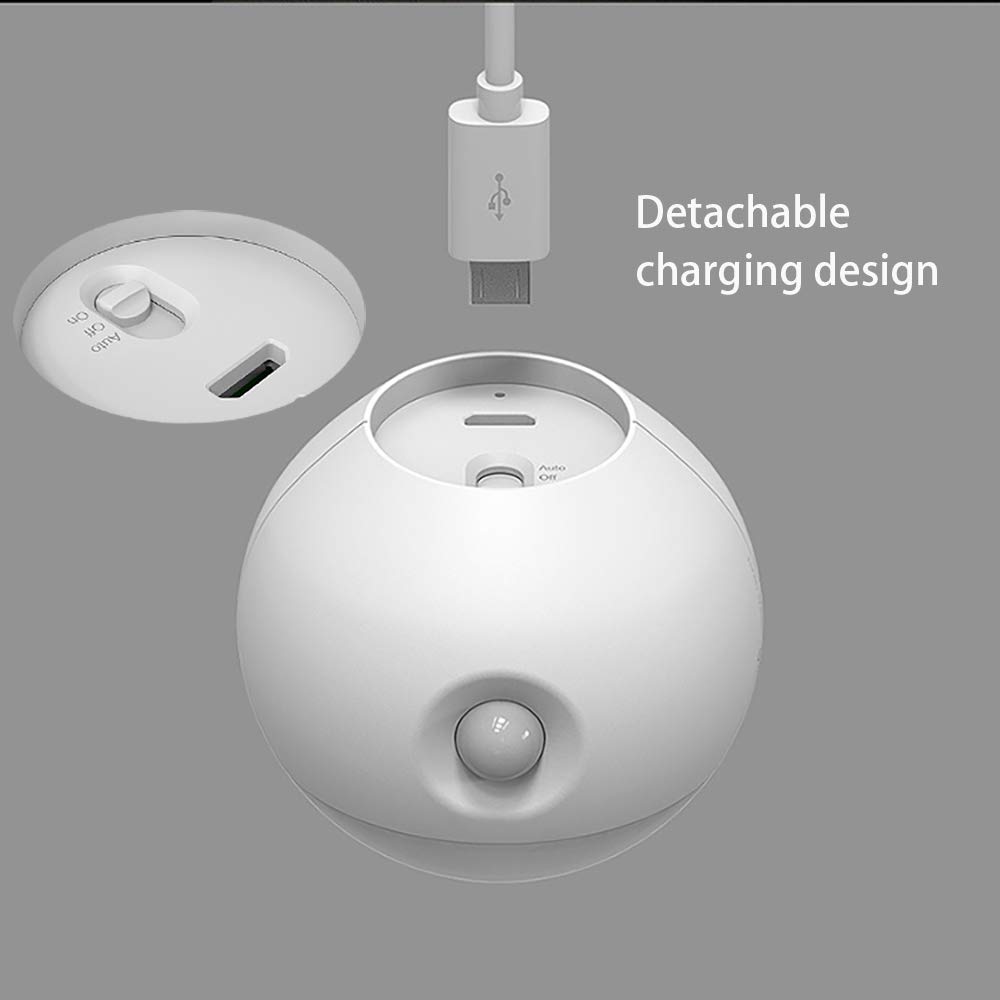 La luz del Sensor, Armario de luz, LED portátil Noche la luz, Iluminación de la Noche, lámpara de Pared del Cuerpo Humano Inteligente inducción de Noche luz cálida,1