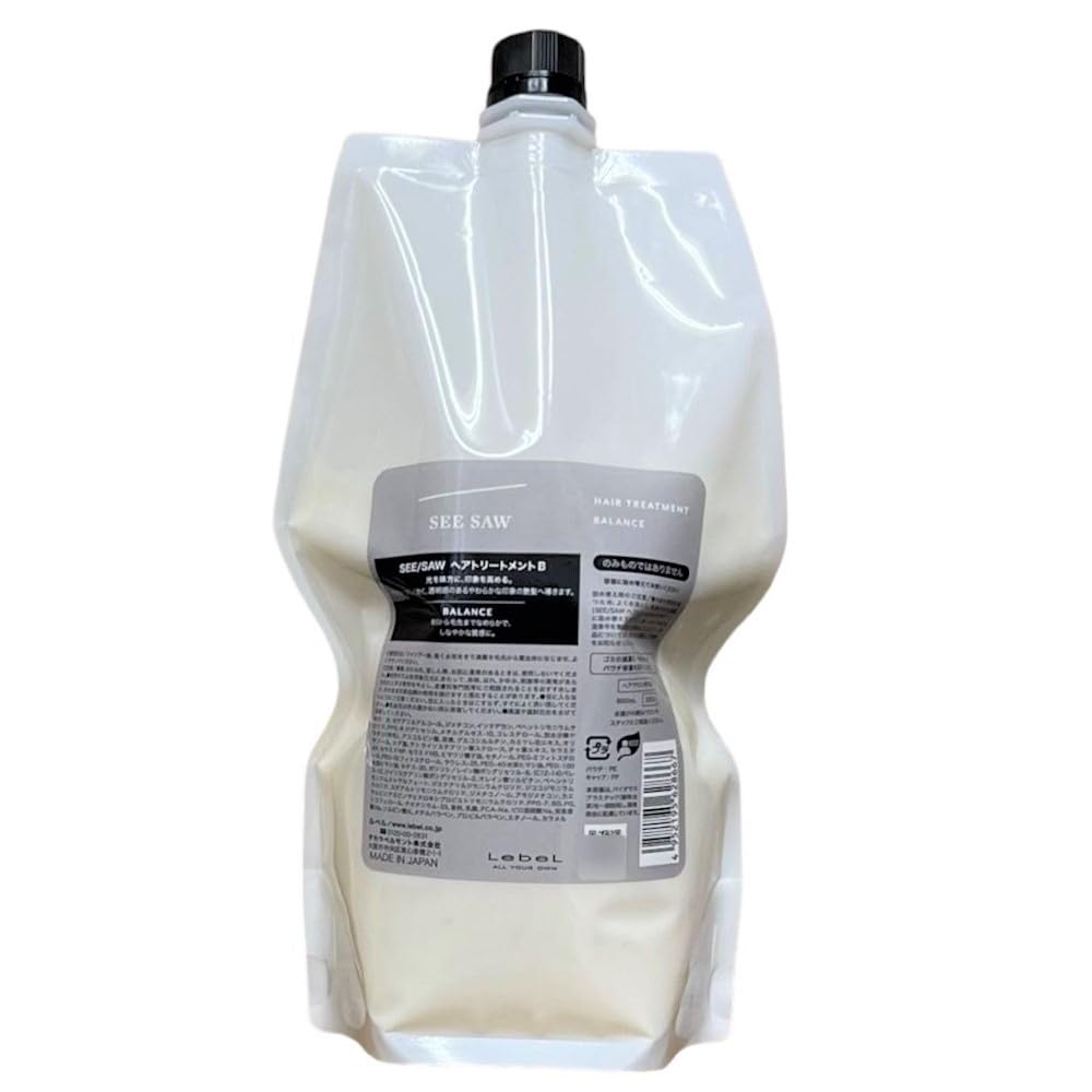 Amazon | ルベル SEE/SAW ヘアトリートメントB バランス 800ml