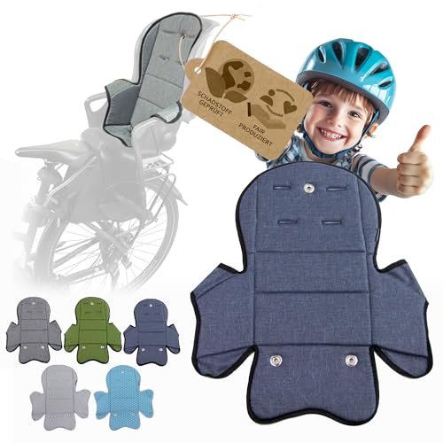 Ersatzbezug Sitzkissen Bezug Auflage für Kinder Fahrradsitz kompatibel mit...