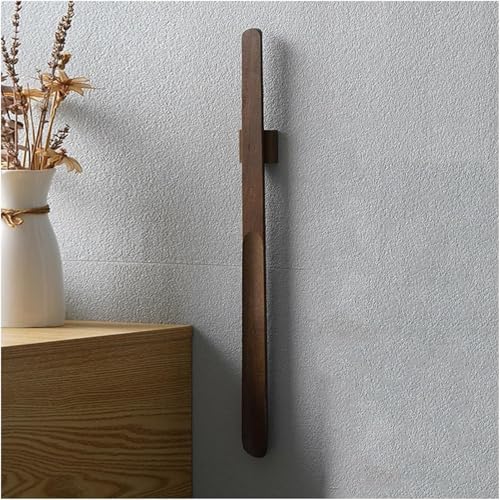 OUlxxluo Chausse-Pied avec Manche en Bois de 55 cm de Long, Chausse-Pied magnétique, Chausse-Pied Long, Corne pour Chaussures, Support Plus Facile Lors du Transport de Chaussures,B