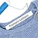 36 Étiquettes vêtements à coudre. Étiquettes personnalisées tissées pour le nom. Conçu pour les enfants,et pour la maison de retraite.