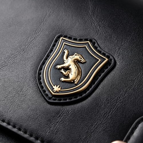 Image of MINISO Harry Potter Preppy Style Crossbody Bag for Women, Lightweight Travel Shoulder Bag, Sling Bag (Black)