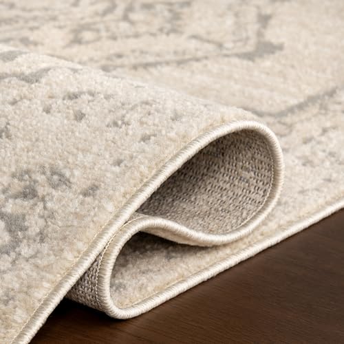 Tapete nuLOOM Medallion Beige y Gris 8x10 pies miniatura 5