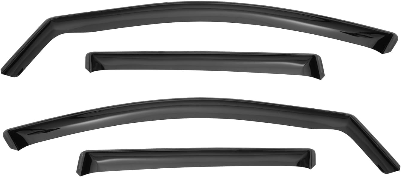 Wind Deflectors Fits Nissan Qashqai II (J11) 2013 Onwards Under Seal 4 Pcs