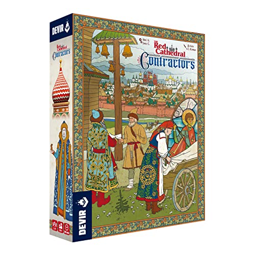 Devir - The Red Cathedral: Expansión Contractors, Juego de Mesa Ingenioso con Amigos, para 10 Años (BGRECCTML)