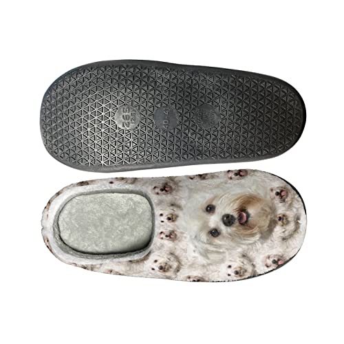 Xoenoiee Warm Slippers for Men Women Soft Fuzzy Slippers Slip-On Indoor Outdoor Nonslip Plush House Shoes3