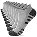 Produktbild YouShow Sneaker Socken Herren 43-46 Knöchelsocken Grau 10 Paar
