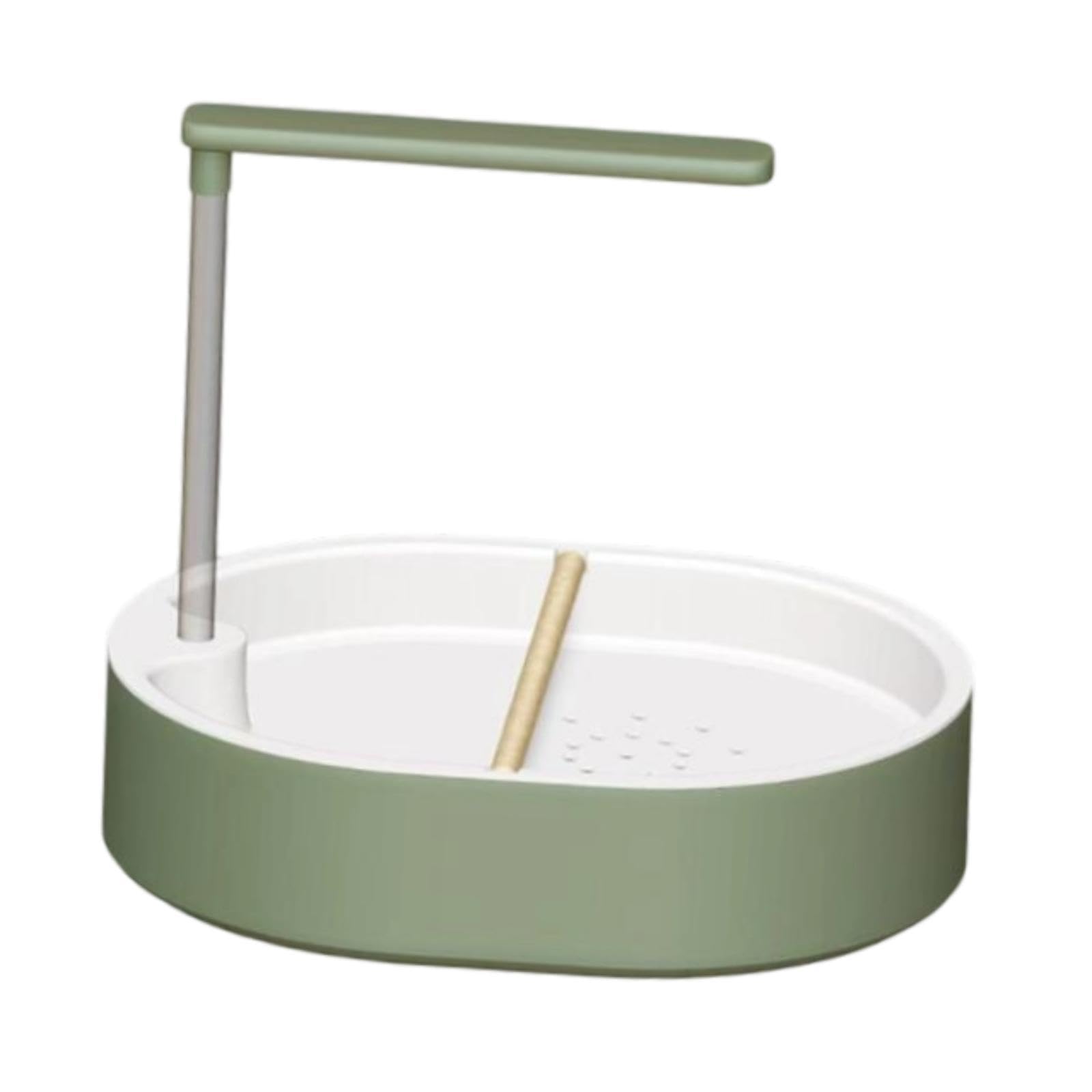 LOVIVER Vasca da Bagno Automatica per Uccelli Vasca da Bagno Automatica per Uccelli Accessori per Doccia Conure Multifunzione Parrocchetto con Pompa da per, Style a