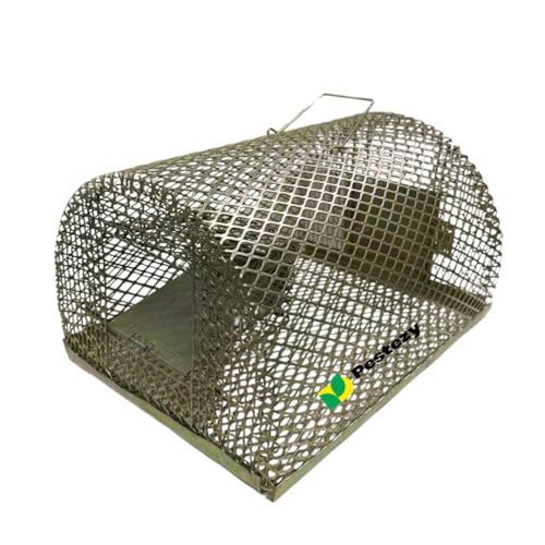 Image of Pestezy Rat Trap|Mouse Trap Cage Large Round Mouse cage |Pinjara for Continuous Catching of Big & Small Rats, Mice Ghoose Big Iron cage Strong & Durable Construction for Home, Office, Warehouse use