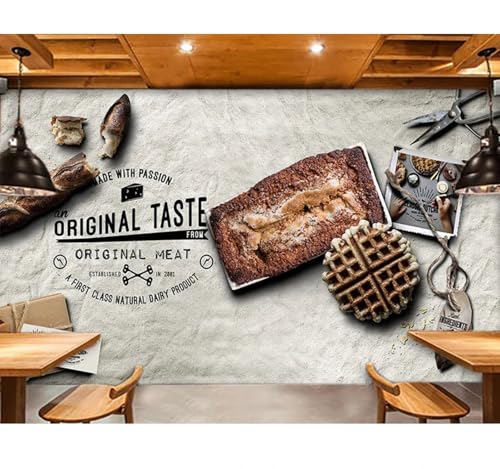 Tzxztt Arte Creativo Minimalista Retro Con Pan Papel Pintado 3D Seda Texturizada Primera Calidad Neutros Material Ideal Para SalóN Dormitorio-430cm×300cm