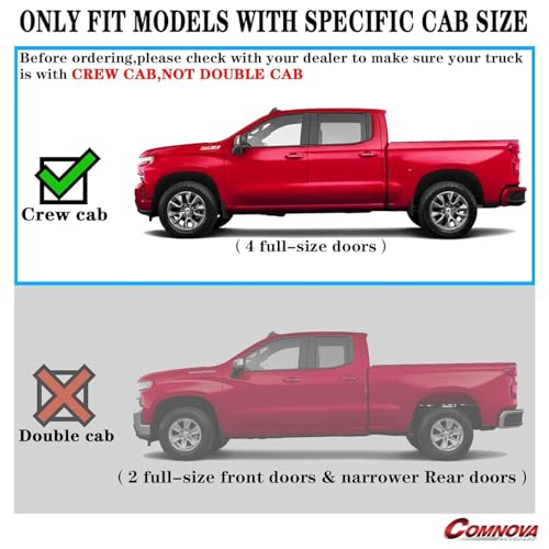 Image of COMNOVA Aluminum Running Boards for 2007-2018 Chevy Silverado /Sierra 1500