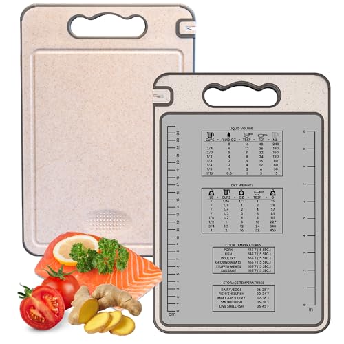 Tabla de Cortar Rectangular de Acero Inoxidable y PP de Paja de Trigo con Afilador Integrado y Ranuras para Jugo, 36.5 x 25.0 cm miniatura 1