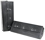 Citronic | Gabinete de Altavoces de Gama Completa Capa Rusa Premium | Se suministra en Pares | 160 W Cada uno