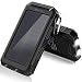 Solar Charger, F.Dorla 20000mAh Battery Solar Power Bank Portable Panel Charger for Camping Outdoor, with 2 Led Light Flashlight and 2 USB Output Ports External Backup Battery (Black)