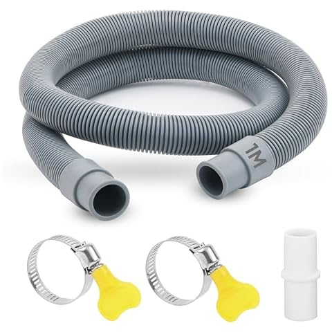 Drain Hose Extension 1 m Washing Machine Hose Drain Hose Dishwasher Cover