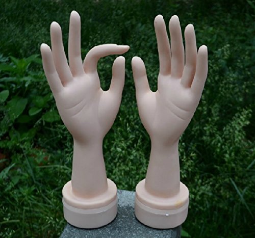 Welliestr Left And Right Lifesize Dummy Arbitrarily Bent/Soft/Pose Mannequin Hand #TOP1