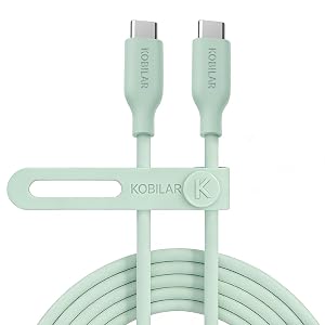 USB C to USB C Cable 100W 6 6FT USB C Charger Cable for iPhone 17 17 Air
