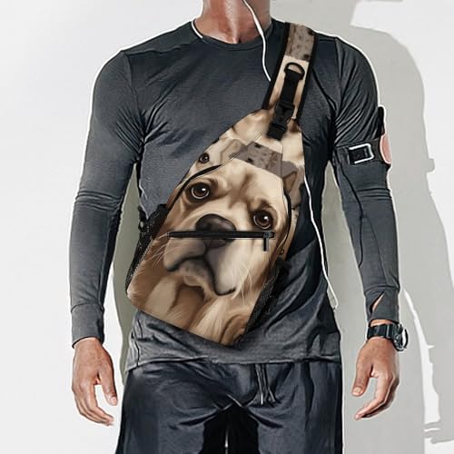 Mochila deportiva tipo bandolera para senderismo y uso casual miniatura 7