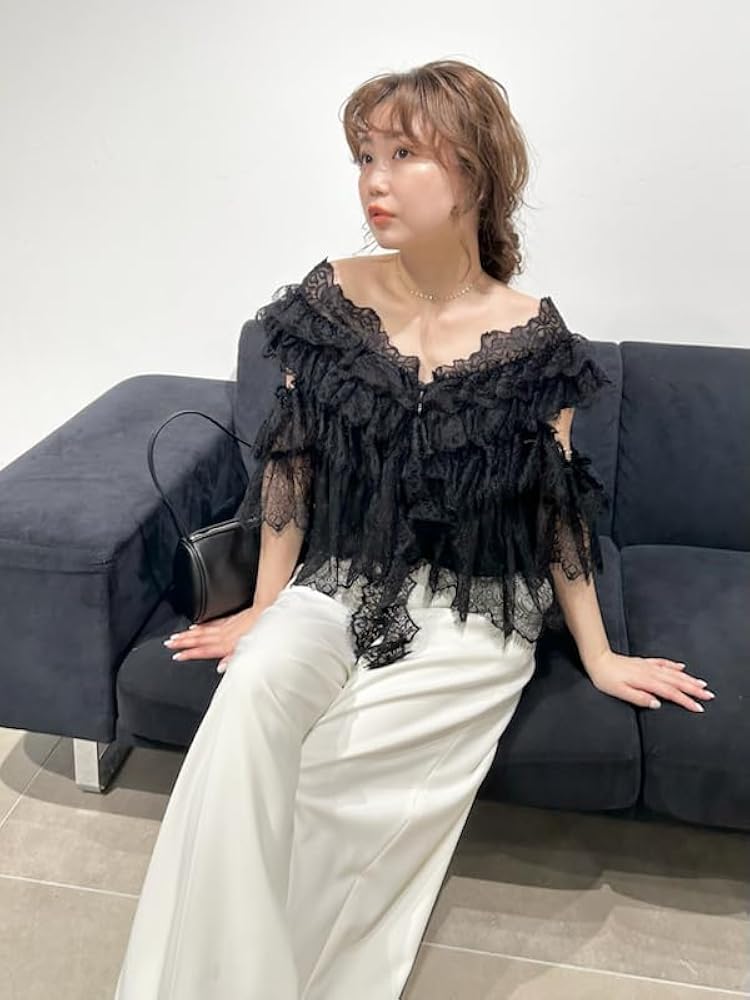 FRAY I.D レースギャザーショートブラウス 楽天市場】フレイアイディー FRAY I.D レースギャザーショート