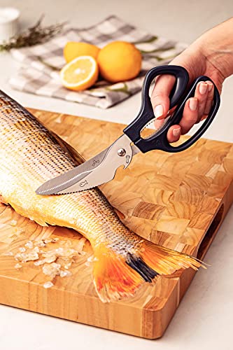 Tesoura Trinchante Tramontina Profissional com Lâmina em Aço Inox e Cabo de Polipropileno Onix 8