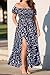 Pinup Fashion Black Floral Sundress Plus Size Off Shoulder Maxi Dress with Slit Women Summer Boho Long Flower Flowy Beach Dresses